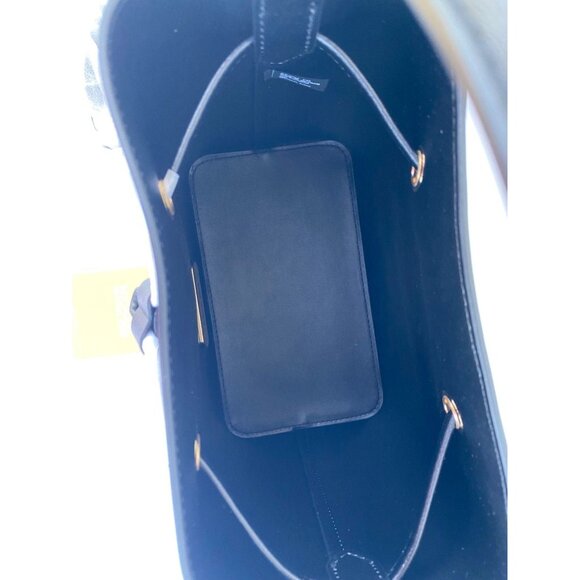 Michael Kors bucket bag suri medium messenger bag crossbody brown black - Picture 3 of 11